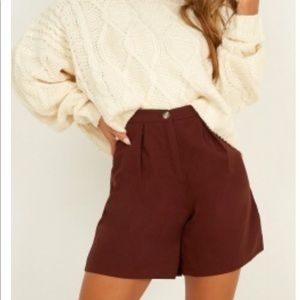 Showpo shirt, Trip to Bermuda Shorts.